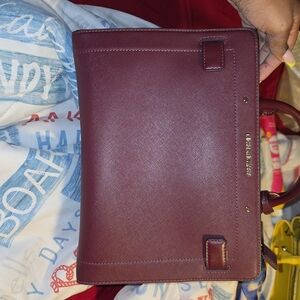 Michael Kors Burgundy Satchel